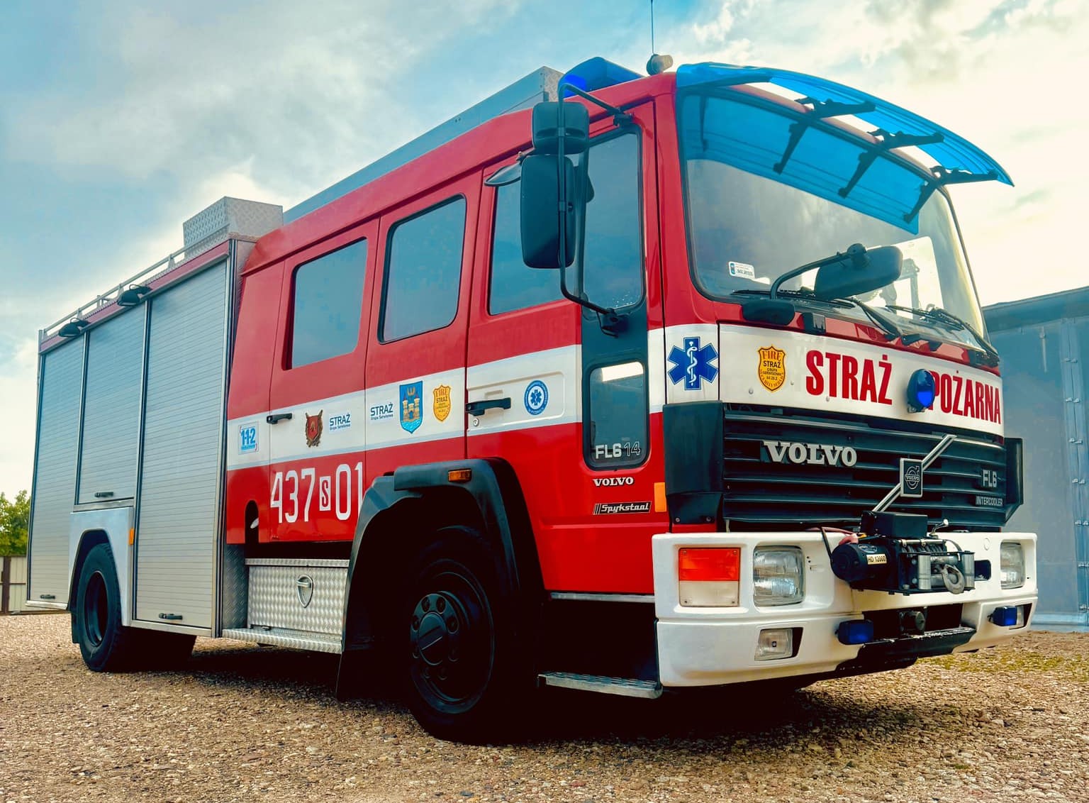 Wóz strażacki Straż Grupa Serwisowa